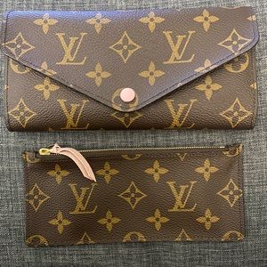 New Louis Vuitton Josephine Wallet in Rose Ballerine